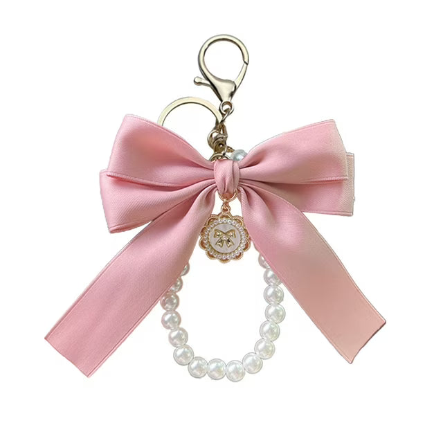 Bow Pearl Charm
